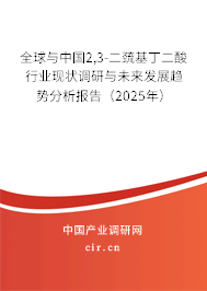 全球與中國(guó)2,3-二巰基丁二酸行業(yè)現(xiàn)狀調(diào)研與未來發(fā)展趨勢(shì)分析報(bào)告（2025年）