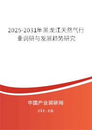 2025-2031年黑龍江天然氣行業(yè)調(diào)研與發(fā)展趨勢(shì)研究