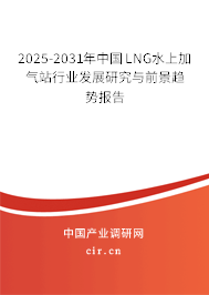 2025-2031年中國LNG水上加氣站行業(yè)發(fā)展研究與前景趨勢報告