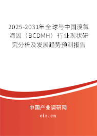 2025-2031年全球與中國(guó)溴氯海因（BCDMH）行業(yè)現(xiàn)狀研究分析及發(fā)展趨勢(shì)預(yù)測(cè)報(bào)告