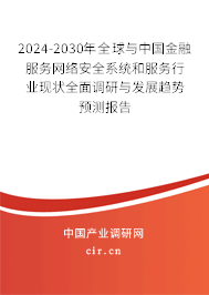 2024-2030年全球與中國金融服務(wù)網(wǎng)絡(luò)安全系統(tǒng)和服務(wù)行業(yè)現(xiàn)狀全面調(diào)研與發(fā)展趨勢預(yù)測報告