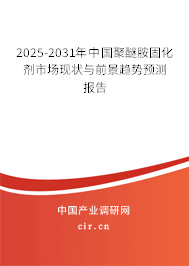 2025-2031年中國聚醚胺固化劑市場(chǎng)現(xiàn)狀與前景趨勢(shì)預(yù)測(cè)報(bào)告 2025-2031年中國聚醚胺固化劑市場(chǎng)現(xiàn)狀與前景趨勢(shì)預(yù)測(cè)報(bào)告