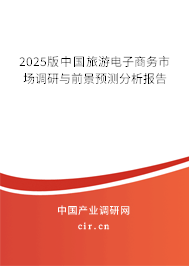 2025版中國(guó)旅游電子商務(wù)市場(chǎng)調(diào)研與前景預(yù)測(cè)分析報(bào)告