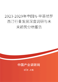 2023-2029年中國N-甲基帕羅西汀行業(yè)發(fā)展深度調(diào)研與未來趨勢分析報告