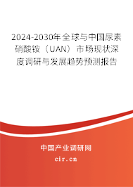 2024-2030年全球與中國尿素硝酸銨（UAN）市場現(xiàn)狀深度調(diào)研與發(fā)展趨勢預(yù)測報告