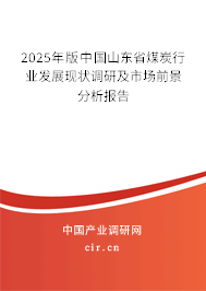 2025年版中國山東省煤炭行業(yè)發(fā)展現(xiàn)狀調(diào)研及市場前景分析報(bào)告