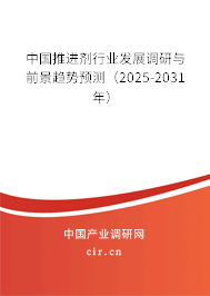 中國(guó)推進(jìn)劑行業(yè)發(fā)展調(diào)研與前景趨勢(shì)預(yù)測(cè)（2025-2031年）