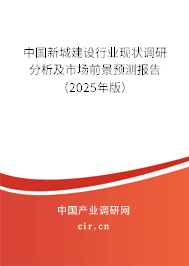 中國新城建設(shè)行業(yè)現(xiàn)狀調(diào)研分析及市場(chǎng)前景預(yù)測(cè)報(bào)告（2025年版）