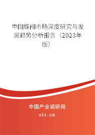 中國(guó)蝶閥市場(chǎng)深度研究與發(fā)展趨勢(shì)分析報(bào)告（2023年版）