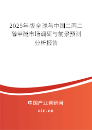 2025年版全球與中國二丙二醇甲醚市場調(diào)研與前景預(yù)測分析報告