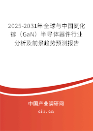 2025-2031年全球與中國氮化鎵（GaN）半導體器件行業(yè)分析及前景趨勢預測報告
