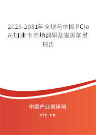 2025-2031年全球與中國PCIe AI加速卡市場調(diào)研及發(fā)展前景報告