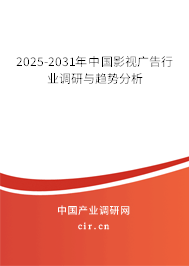 2025-2031年中國影視廣告行業(yè)調(diào)研與趨勢分析