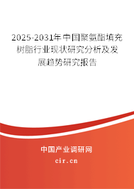2025-2031年中國聚氨酯填充樹脂行業(yè)現(xiàn)狀研究分析及發(fā)展趨勢研究報告
