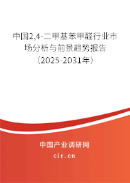中國2,4-二甲基苯甲醛行業(yè)市場分析與前景趨勢報告（2025-2031年）