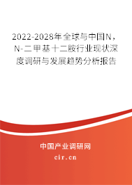 2022-2028年全球與中國(guó)N，N-二甲基十二胺行業(yè)現(xiàn)狀深度調(diào)研與發(fā)展趨勢(shì)分析報(bào)告