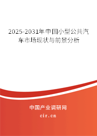 2025-2031年中國小型公共汽車市場現(xiàn)狀與前景分析 2025-2031年中國小型公共汽車市場現(xiàn)狀與前景分析