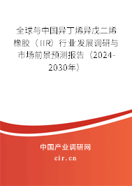 全球與中國異丁烯異戊二烯橡膠（IIR）行業(yè)發(fā)展調(diào)研與市場前景預(yù)測報(bào)告（2024-2030年）