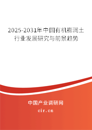 2025-2031年中國(guó)有機(jī)膨潤(rùn)土行業(yè)發(fā)展研究與前景趨勢(shì)