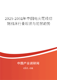 2025-2031年中國電火花線切割機床行業(yè)現(xiàn)狀與前景趨勢
