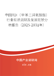 中國(guó)TDI（甲苯二異氰酸酯）行業(yè)現(xiàn)狀調(diào)研及發(fā)展前景分析報(bào)告（2025-2031年）