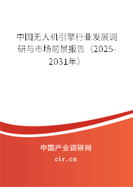 中國無人機引擎行業(yè)發(fā)展調(diào)研與市場前景報告（2025-2031年）