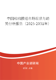 中國相機模組市場現(xiàn)狀與趨勢分析報告（2025-2031年）