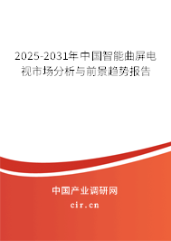 2025-2031年中國(guó)智能曲屏電視市場(chǎng)分析與前景趨勢(shì)報(bào)告