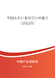 中國(guó)毛條行業(yè)研究分析報(bào)告（2012版）
