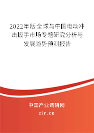 2022年版全球與中國電動沖擊扳手市場專題研究分析與發(fā)展趨勢預測報告