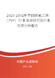 2025-2031年中國聚氟乙烯（PVF）行業(yè)發(fā)展研究及行業(yè)前景分析報(bào)告