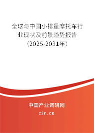 全球與中國小排量摩托車行業(yè)現(xiàn)狀及前景趨勢報(bào)告（2025-2031年）