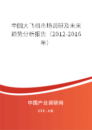 中國大飛機(jī)市場調(diào)研及未來趨勢分析報(bào)告(2012-2016年) 中國大飛機(jī)市場調(diào)研及未來趨勢分析報(bào)告(2012-2016年)