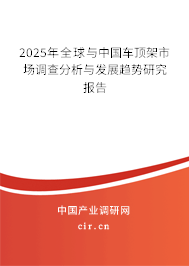 2025年全球與中國(guó)車頂架市場(chǎng)調(diào)查分析與發(fā)展趨勢(shì)研究報(bào)告