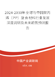 2024-2030年全球與中國(guó)聚丙烯（PP）復(fù)合材料行業(yè)發(fā)展深度調(diào)研及未來(lái)趨勢(shì)預(yù)測(cè)報(bào)告