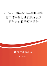 2024-2030年全球與中國(guó)數(shù)字化工作平臺(tái)行業(yè)發(fā)展深度調(diào)研與未來(lái)趨勢(shì)預(yù)測(cè)報(bào)告