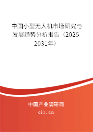 中國小型無人機市場研究與發(fā)展趨勢分析報告（2025-2031年）