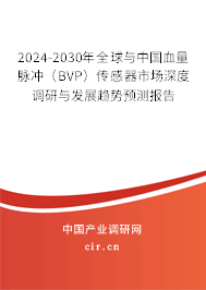 2024-2030年全球與中國血量脈沖（BVP）傳感器市場深度調研與發(fā)展趨勢預測報告