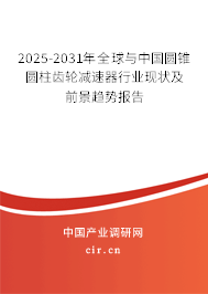 2025-2031年全球與中國圓錐圓柱齒輪減速器行業(yè)現(xiàn)狀及前景趨勢報告