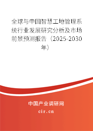 全球與中國智慧工地管理系統(tǒng)行業(yè)發(fā)展研究分析及市場前景預測報告（2025-2030年）