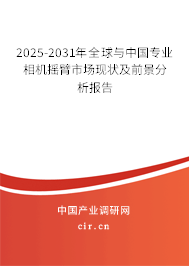 2025-2031年全球與中國(guó)專業(yè)相機(jī)搖臂市場(chǎng)現(xiàn)狀及前景分析報(bào)告